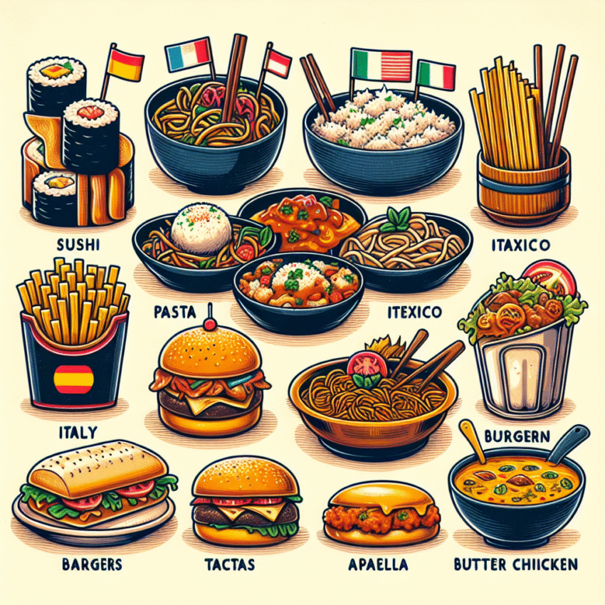 Kuliner Internasional Terpopuler yang Bisa Dinikmati di Indonesia