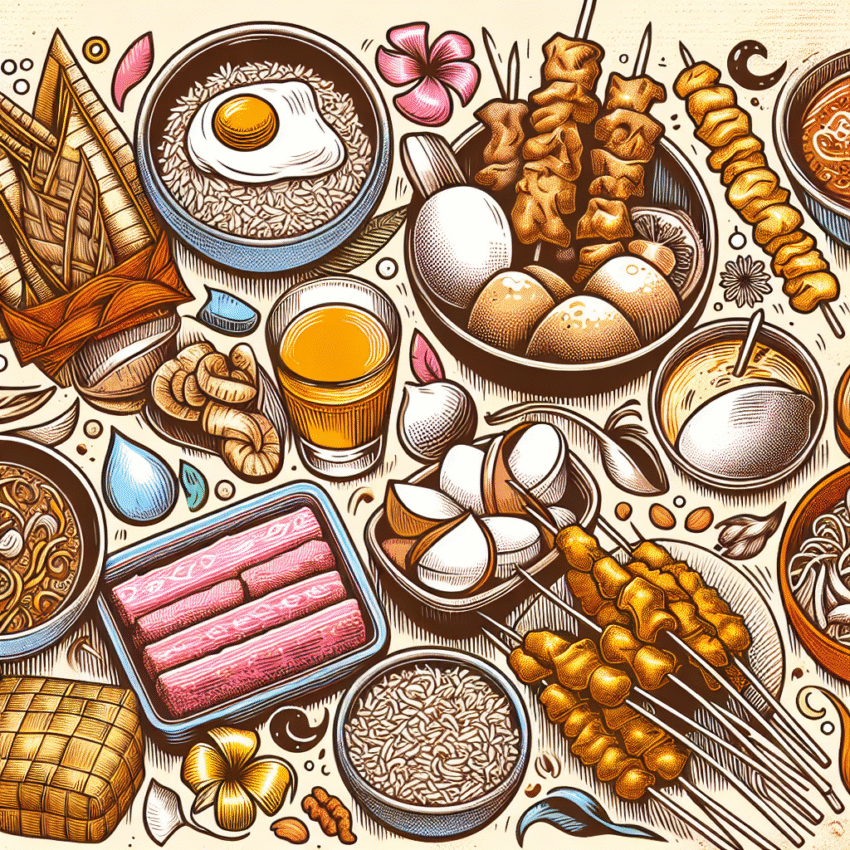 Menggali Pesona Sketsa Makanan Tradisional Indonesia dalam Seni Visual