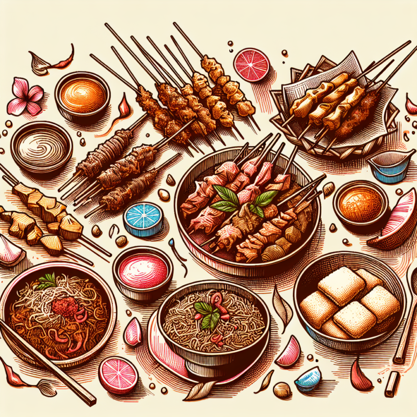 Menggali Kekayaan Budaya Lewat Sketsa Makanan Khas Indonesia